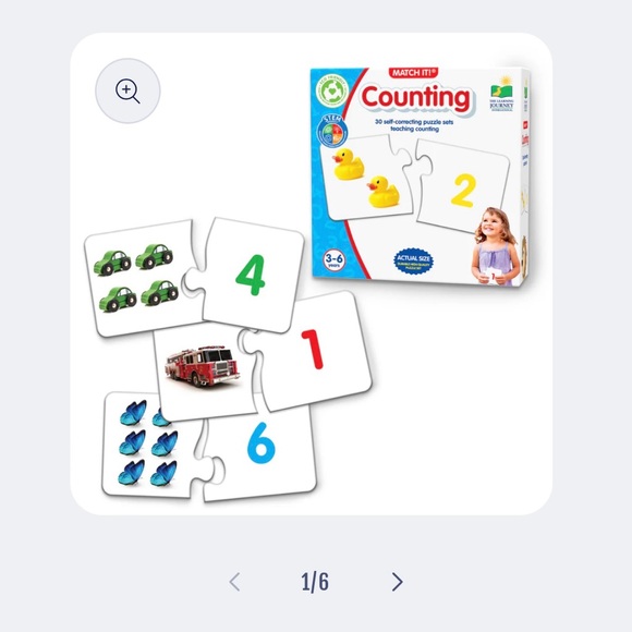 NEW - Never used The Learning Journey Match It! - ABC’s, Colors & Counting - Picture 3 of 12
